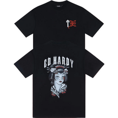 Trapstar x Ed Hardy Geisha Graphic Tee - Black