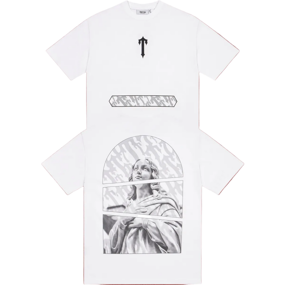 Trapstar Split Classical Statue Graphic Tee - White