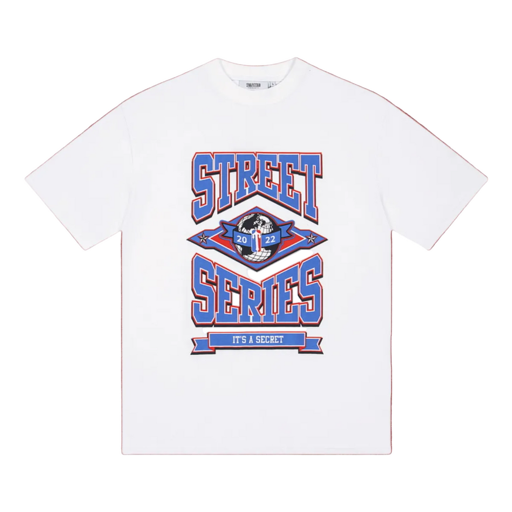 Trapstar Street Series Collegiate Graphic Tee - White