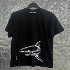 Palm Angel Headless Bear Fish Men's Round Neck T-shirt Angels Summer Loose PA Top Hoodie Short Sleeve (10)