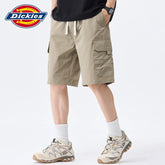Dickies Emperor Cool Suitable American Retro workwear casual shorts men's summer drawstring thin straight leg five quarter pants Y