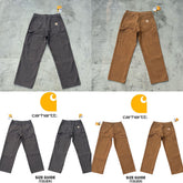 Foreign trade Carhartt woodworking Japanese workwear style jeans for men and women, loose casual straight tube for couples