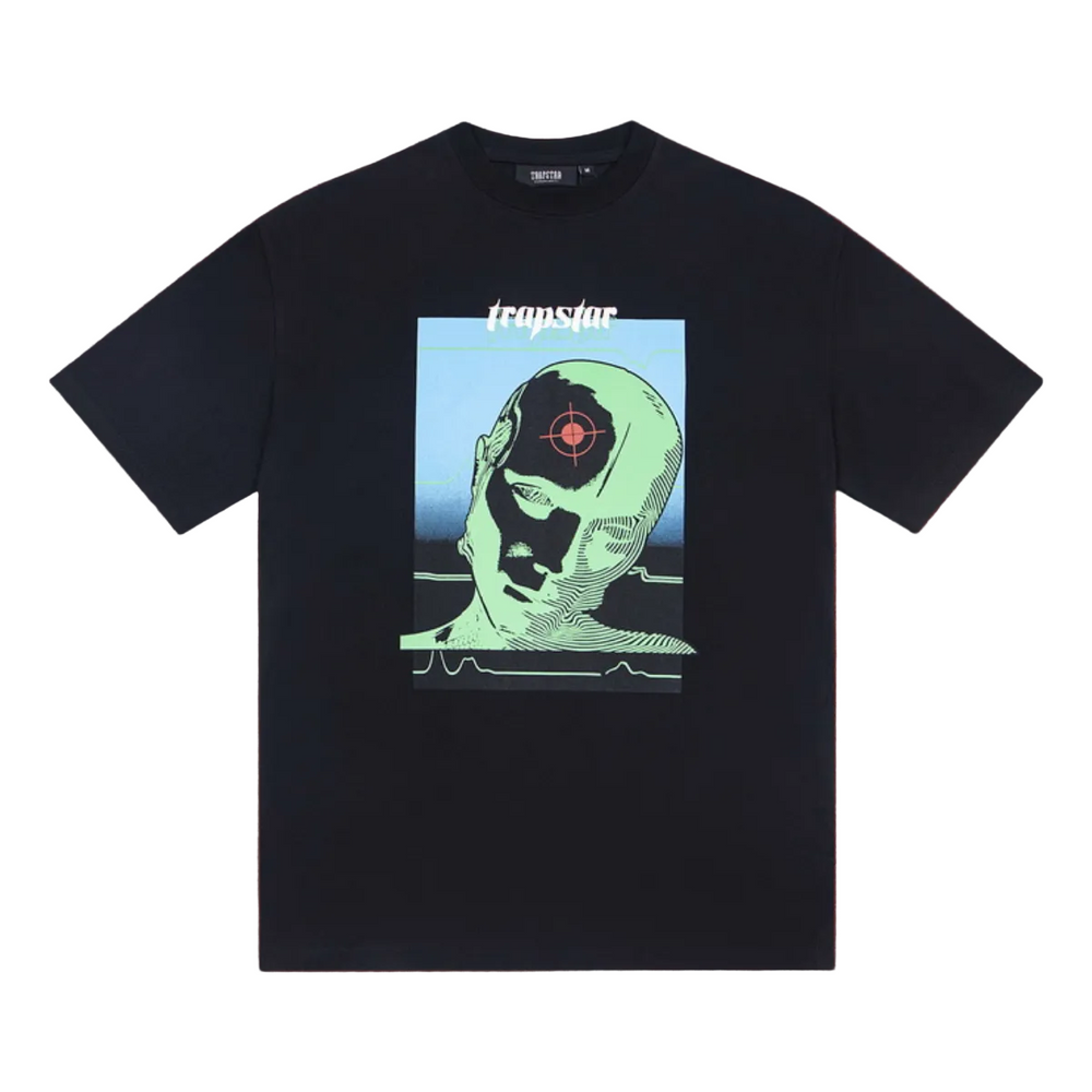 Trapstar Cyberpunk Target Head Graphic Tee - Black