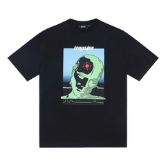 Trapstar Cyberpunk Target Head Graphic Tee - Black