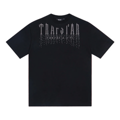Trapstar Dripping Gothic Lettering Graphic Tee - Black