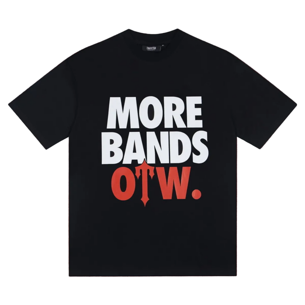 Trapstar "More Bands OTW." Graphic Tee - Black