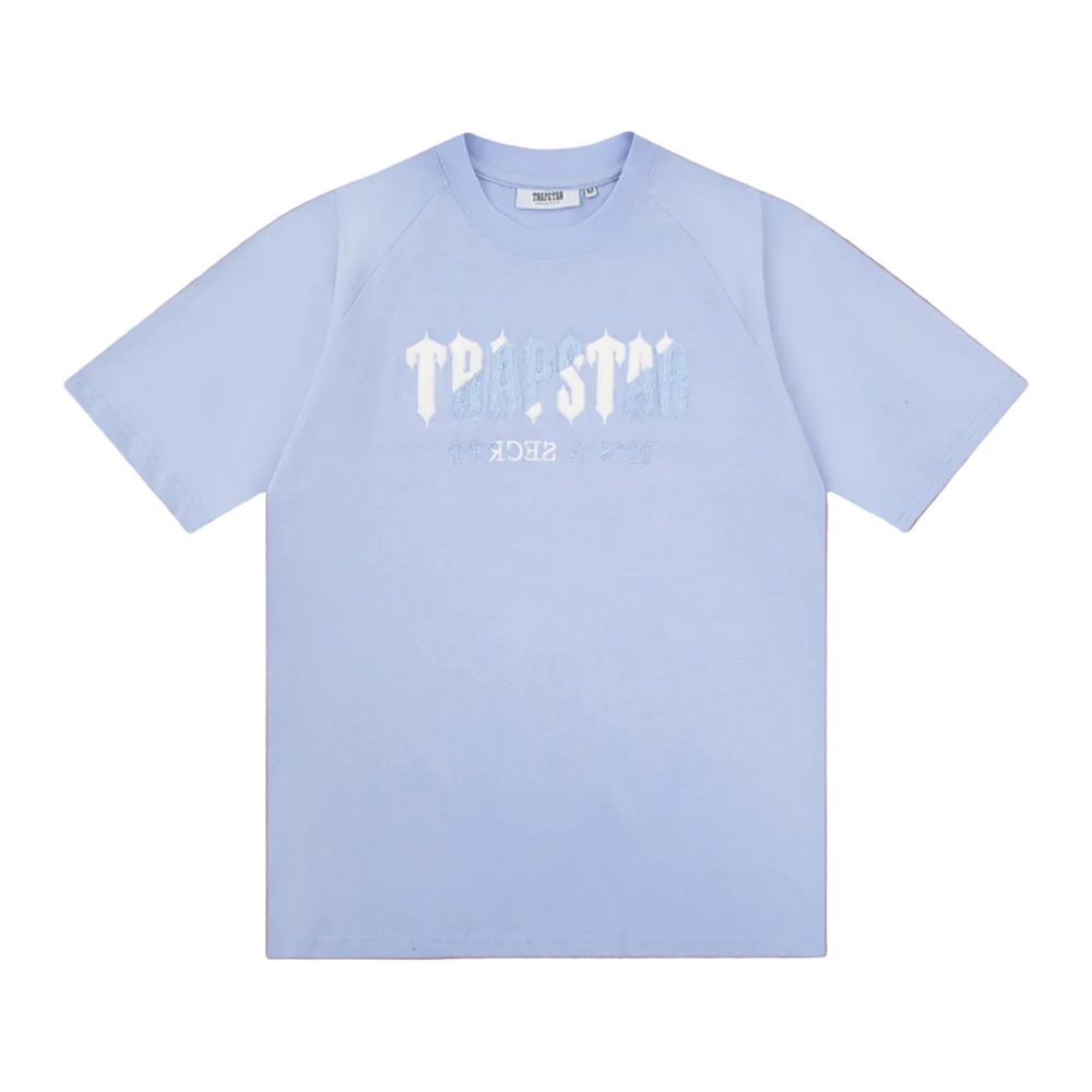 Trapstar Monochromatic Gradient Gothic Tee - Light Blue