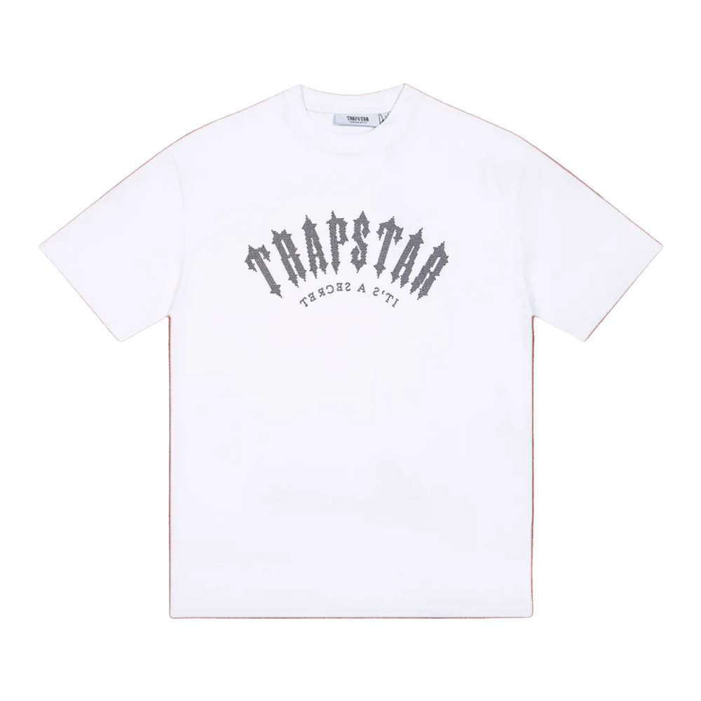 Trapstar Spiky Gothic Arch Logo Tee - White