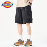 Dickies帝酷适新款直筒五分裤男士夏季宽松薄款抽绳工装休闲短裤Y