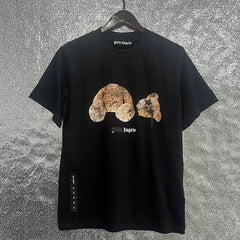 Palm Angel Headless Bear Fish Men's Round Neck T-shirt Angels Summer Loose PA Top Hoodie Short Sleeve (2)