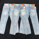 Carhart */Carhart Japanese mainline outdoor workwear series washed denim pants for couples