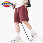 Dickies Emperor Cool Summer Wine Red Wide Leg Casual Shorts for Men, Thin, Loose, Straight Leg, Five Cent Shorts Y