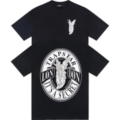 Trapstar Archangel Circular Seal Graphic Tee - Black