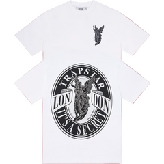 Trapstar Archangel Circular Seal Graphic Tee - White