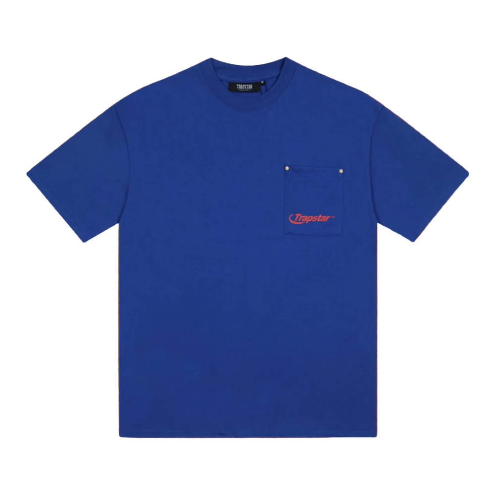 Trapstar Utility Pocket Graphic Tee - Royal Blue