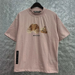 Palm Angel Headless Bear Fish Men's Round Neck T-shirt Angels Summer Loose PA Top Hoodie Short Sleeve (20)