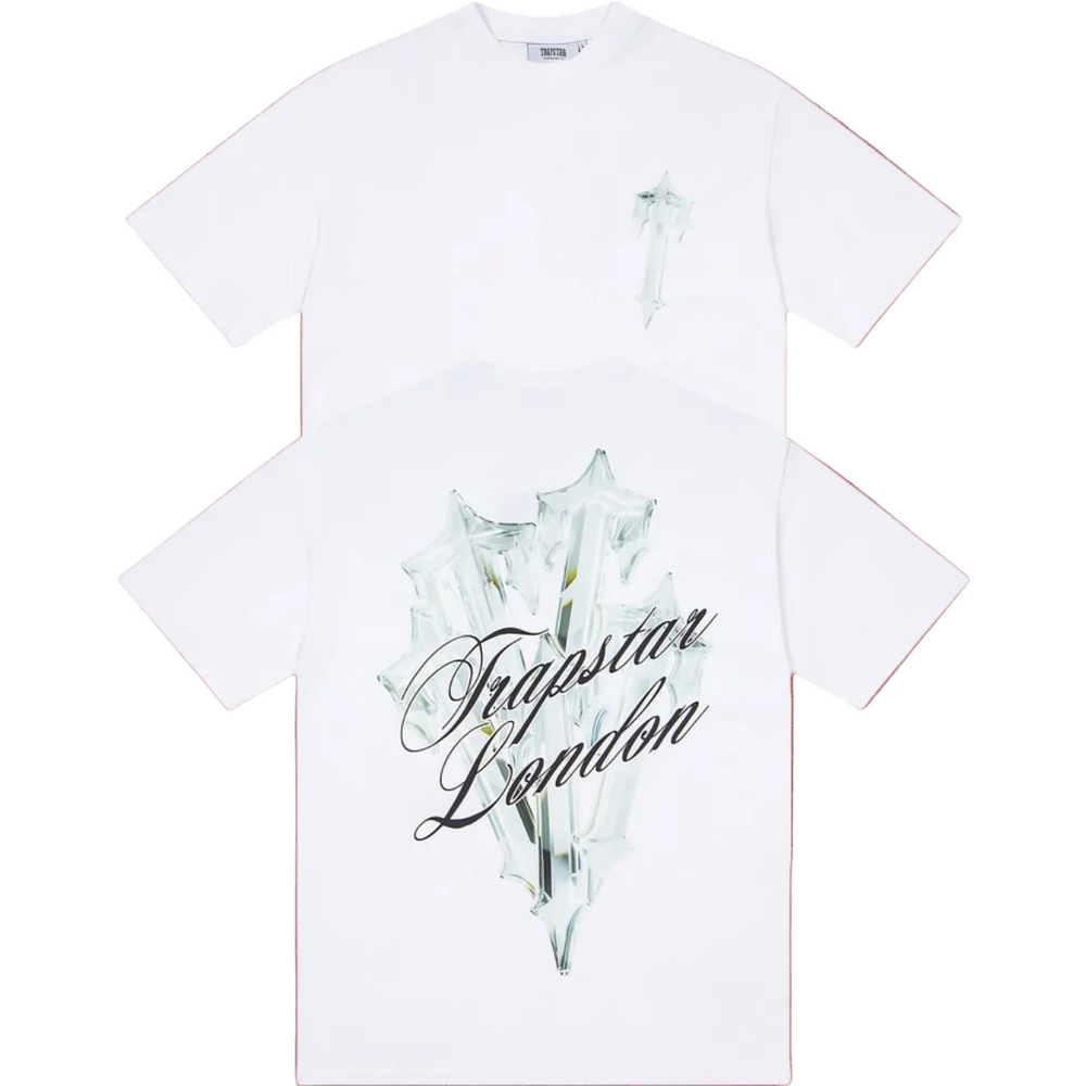 Trapstar Lily Flower & London Script Tee - White