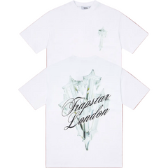 Trapstar Lily Flower & London Script Tee - White