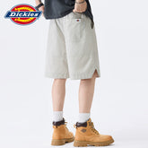 Dickies Cool Suitable Drawstring Design Casual Shorts for Men Summer Loose Thin Straight Leg Trendy Brand Pentagram Pants Y