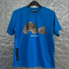 Palm Angel Headless Bear Fish Men's Round Neck T-shirt Angels Summer Loose PA Top Hoodie Short Sleeve (25)