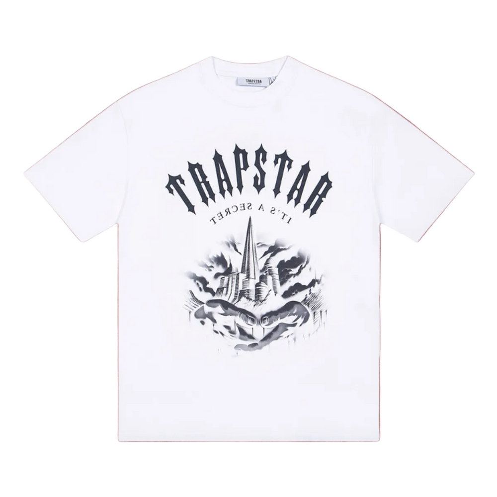 Trapstar Castle Hands Graphic Tee - White