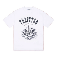 Trapstar Castle Hands Graphic Tee - White