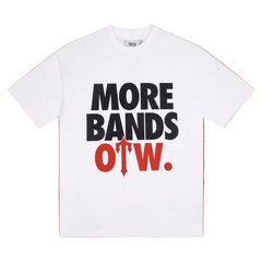 Trapstar "More Bands OTW." Graphic Tee - White