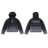 Trapstar Ombre Fade Puffer Jacket - Black/Grey
