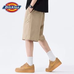 Dickies Cool Summer Thin Khaki Casual Shorts for Men, American Straight Leg Wide Leg Five Cent Shorts Y