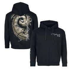 Autumn and Winter Finnish Symphony Metal Nightwish Band Nightwish American Digital Direct Jet Hooded Zipper Jacket