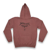Autumn and winter metallica metal rock band American retro pure cotton loose long sleeved men's hooded sweatshirt