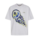 Casablanca Flaming Tennis Ball Oversized T-Shirt
