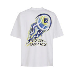 Casablanca Flaming Tennis Ball Oversized T-Shirt