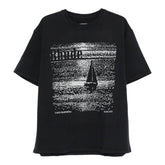 Rhude Lago Trasimeno Tee In Vintage Black/ White