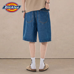 Dickies Emperor Cool Suitable Denim Shorts Men's Summer American Trendy Brand Loose Cotton Washed Straight Leg Pants M