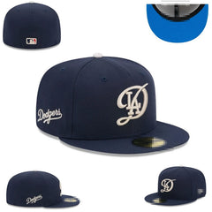 Big Four American League sports teams cross-border embroidered baseball cap size cap flat brimmed cap Dodger Yankees baseball cap (16)