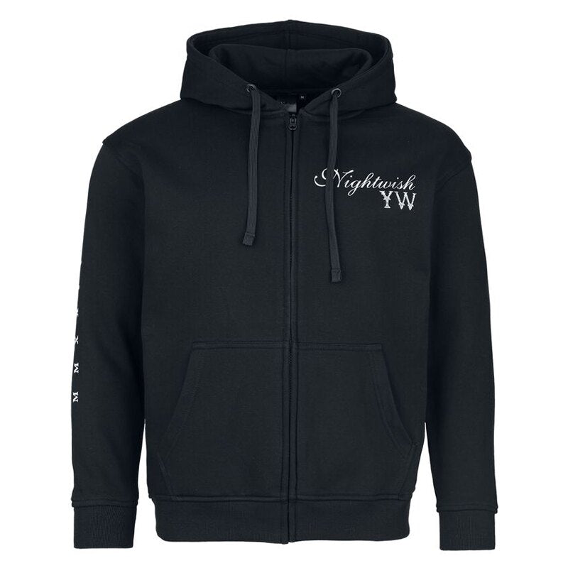 Autumn and Winter Finnish Symphony Metal Nightwish Band Nightwish American Digital Direct Jet Hooded Zipper Jacket