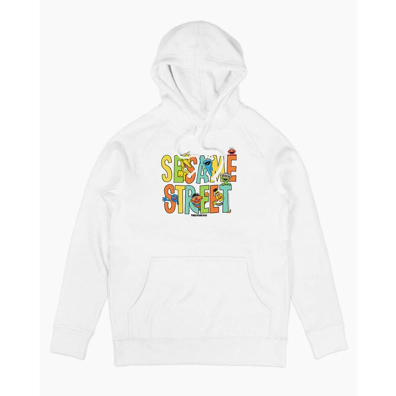 SESAME STREET FRIENDS芝麻街朋友 经典古着高街vintage连帽卫衣