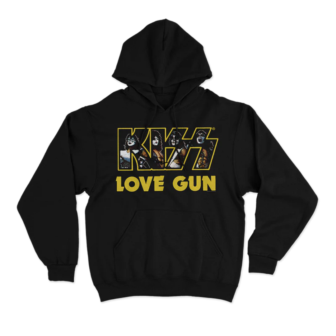 Autumn and Winter Kiss American Retro Rock Heavy Band Dark Men's Cotton Loose Hoodie Hoodie Hoodie Men's Sweatshirt