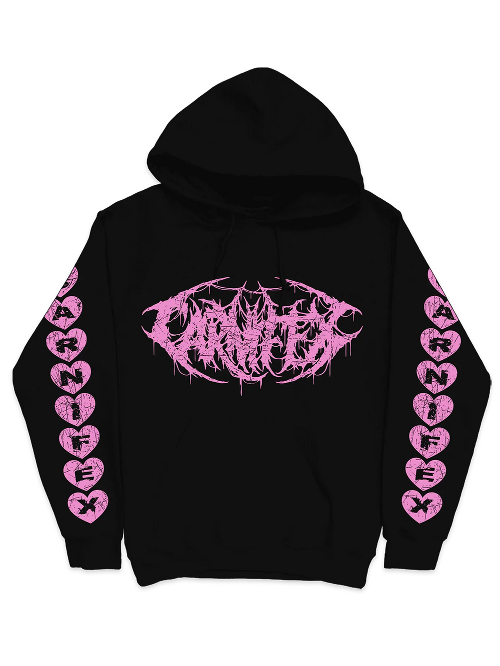 Carnifex Black Gold Dark Rock Series American Trendy Brand Cool Hip Hop Music Men's Hooded Hoodie Autumn