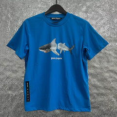 Palm Angel Headless Bear Fish Men's Round Neck T-shirt Angels Summer Loose PA Top Hoodie Short Sleeve (24)