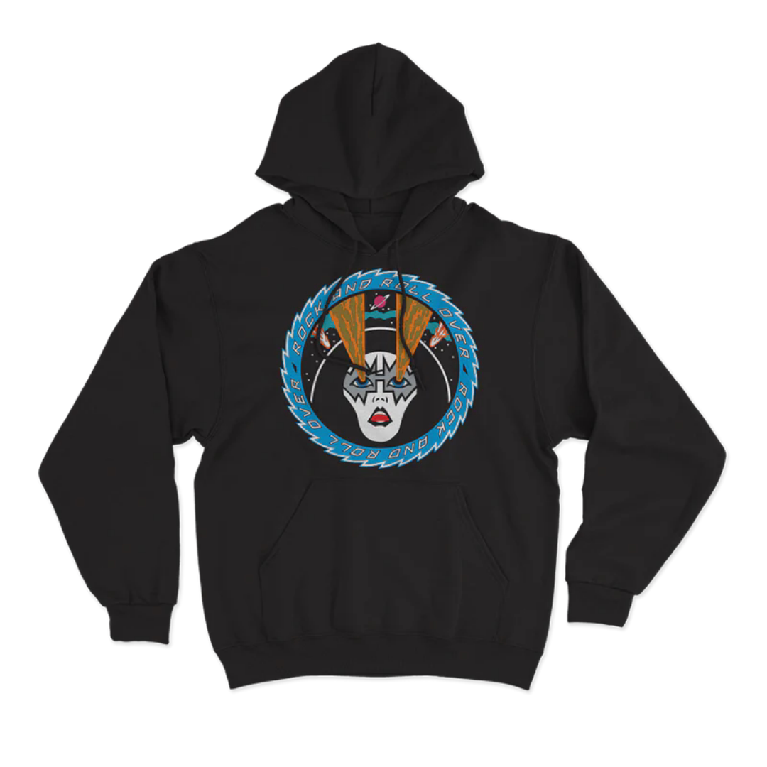 Autumn and Winter Kiss American Retro Rock Heavy Band Dark Men's Cotton Loose Hoodie Hoodie Hoodie Men's Sweatshirt