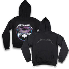 Autumn and winter metallica metal rock band American retro pure cotton loose long sleeved men's hooded sweatshirt