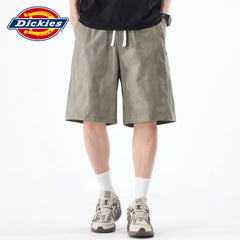 Dickies Emperor Cool Suitable Thin Summer New Style Drawstring Casual Sports Shorts Men's Loose Straight Leg Pentagram Pants Y
