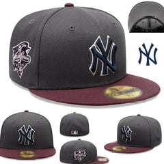 Big Four American League sports teams cross-border embroidered baseball cap size cap flat brimmed cap Dodger Yankees baseball cap (28)