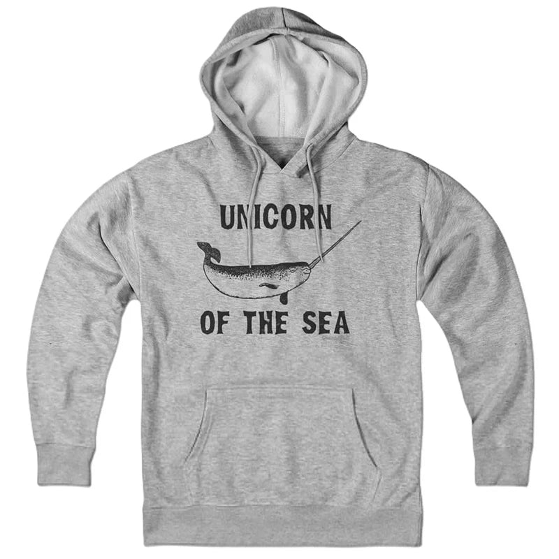 Lobster shark ocean pattern direct spray print American casual men's and women's BF loose oversized hooded sweatshirt autumn