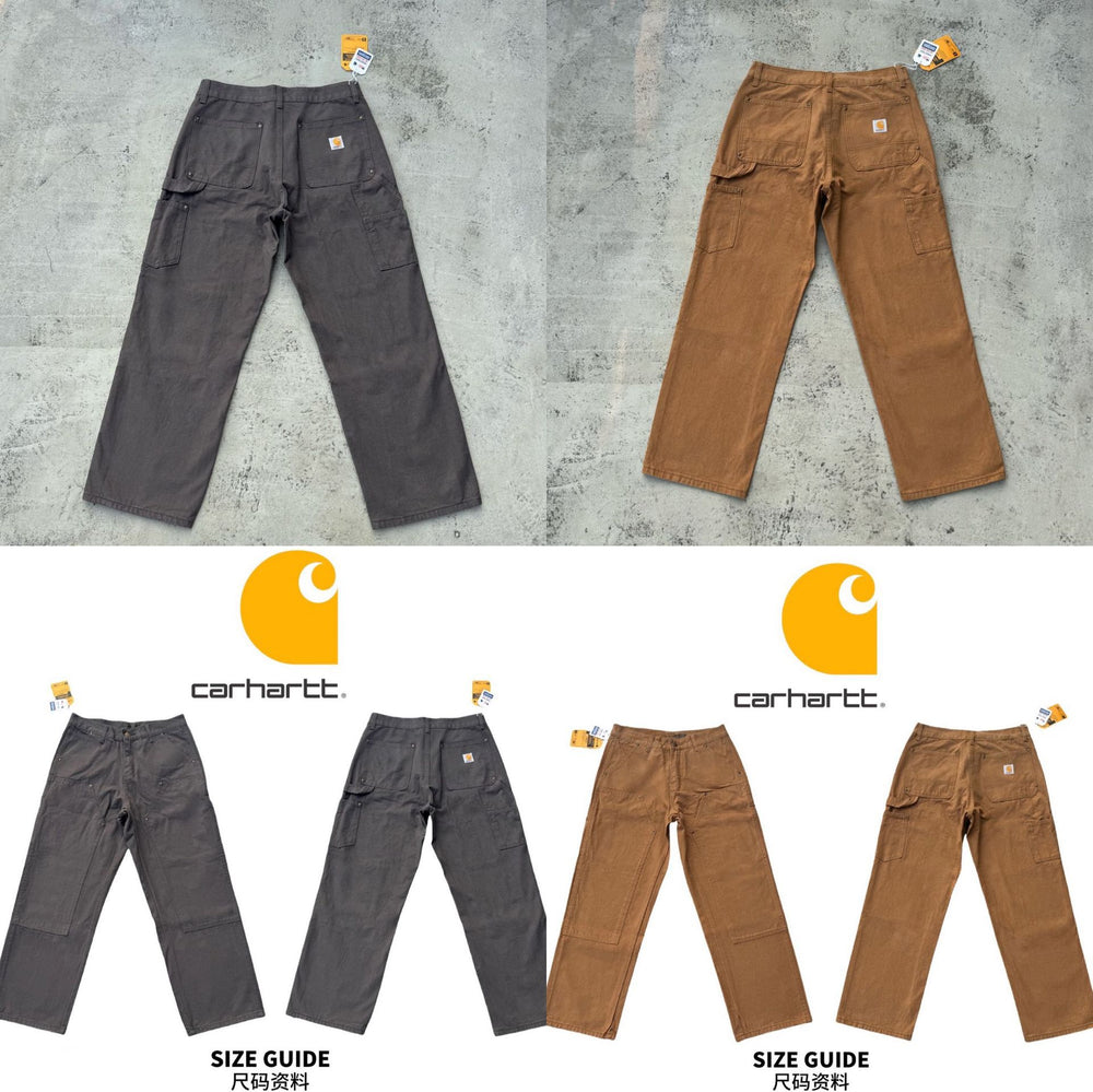 Foreign trade Carhartt woodworking Japanese workwear style jeans for men and women, loose casual straight tube for couples