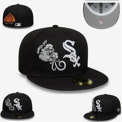 Big Four American League sports teams cross-border embroidered baseball cap size cap flat brimmed cap Dodger Yankees baseball cap (21)