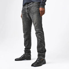 Gallery Depot's new basic style washed small straight leg leg leg tied jeans American high street casual pants