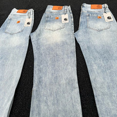 Carhart */Carhart Japanese mainline outdoor workwear series washed denim pants for couples